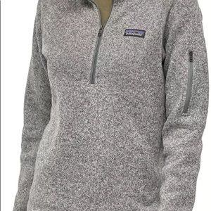 Patagonia small gray half zip sweatshirt